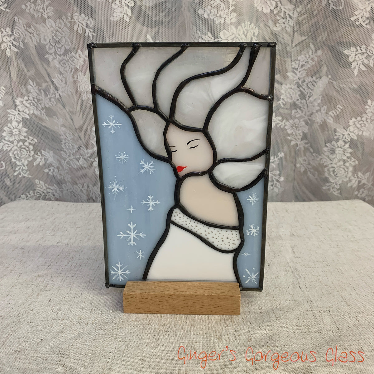 Ice Queen by Ginger's Gorgeous Glass