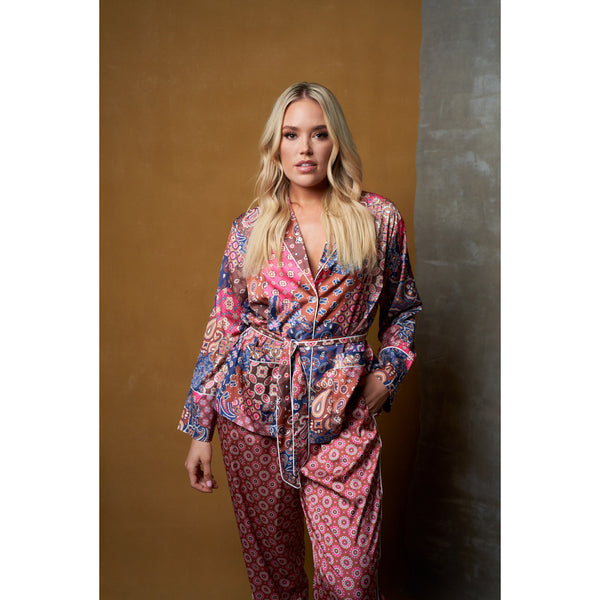 New Patchwork Wrap PJ Set by Kilo Brava