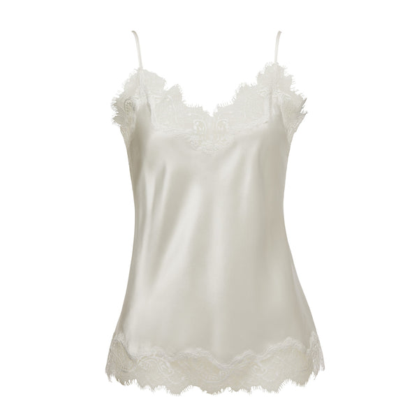 New Scarlett Ivory Silk Camisole by Sainted Sisters