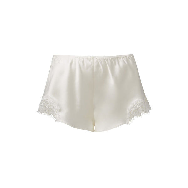 New Scarlett Ivory Silk French Knickers by Sainted Sisters