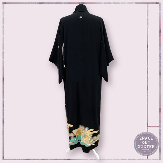 Vintage Sparkle Motif Kimono