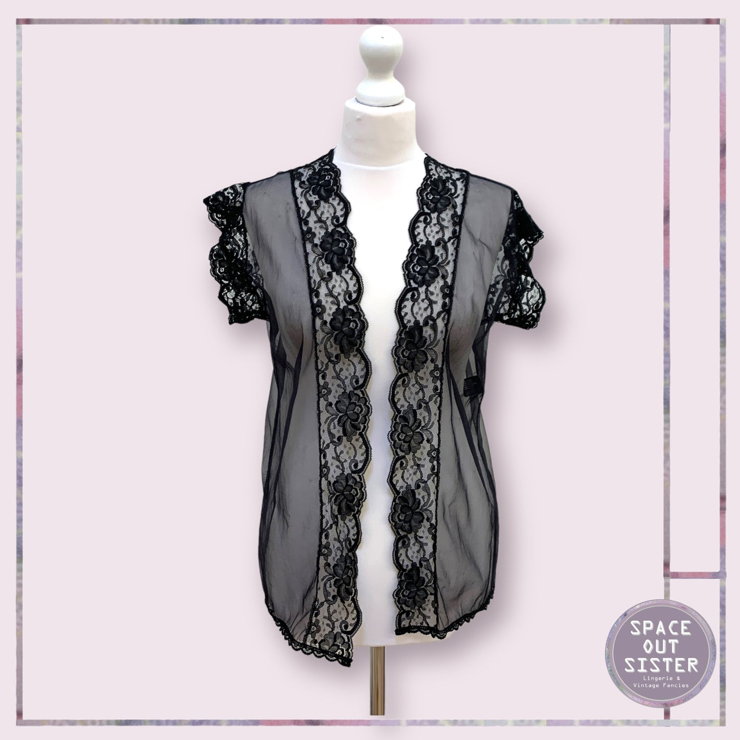 Midnight Hour Sheer Bed Jacket