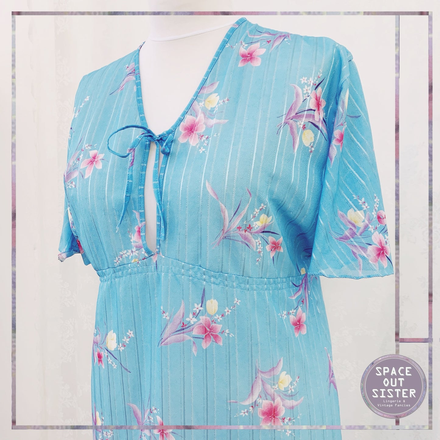 Vintage Turquoise Delight Nightdress