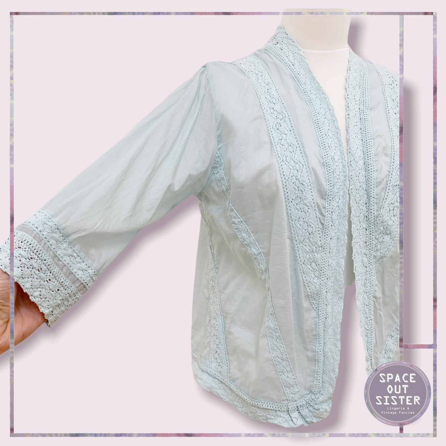 Light blue Bed Jacket