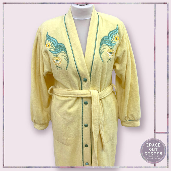 Vintage NOS Lemon Robe