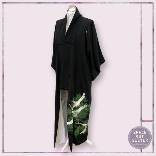 Vintage Crane Kimono