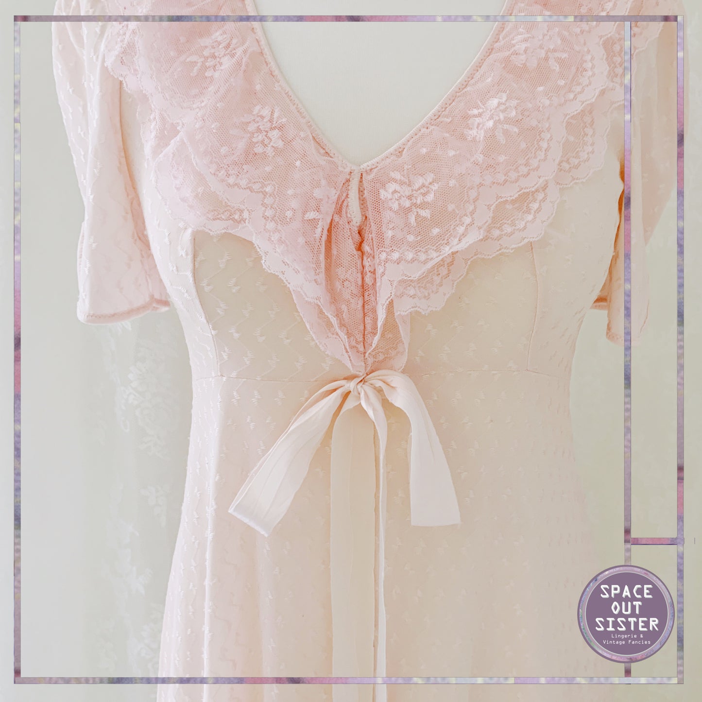 Vintage Rose Petal Nightgown