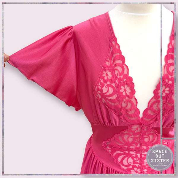 Vintage Magenta Nightdress