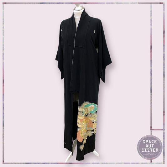 Vintage Sparkle Motif Kimono